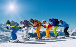 Carvingové kruzy výukla lyžování Itálie a Rakousko