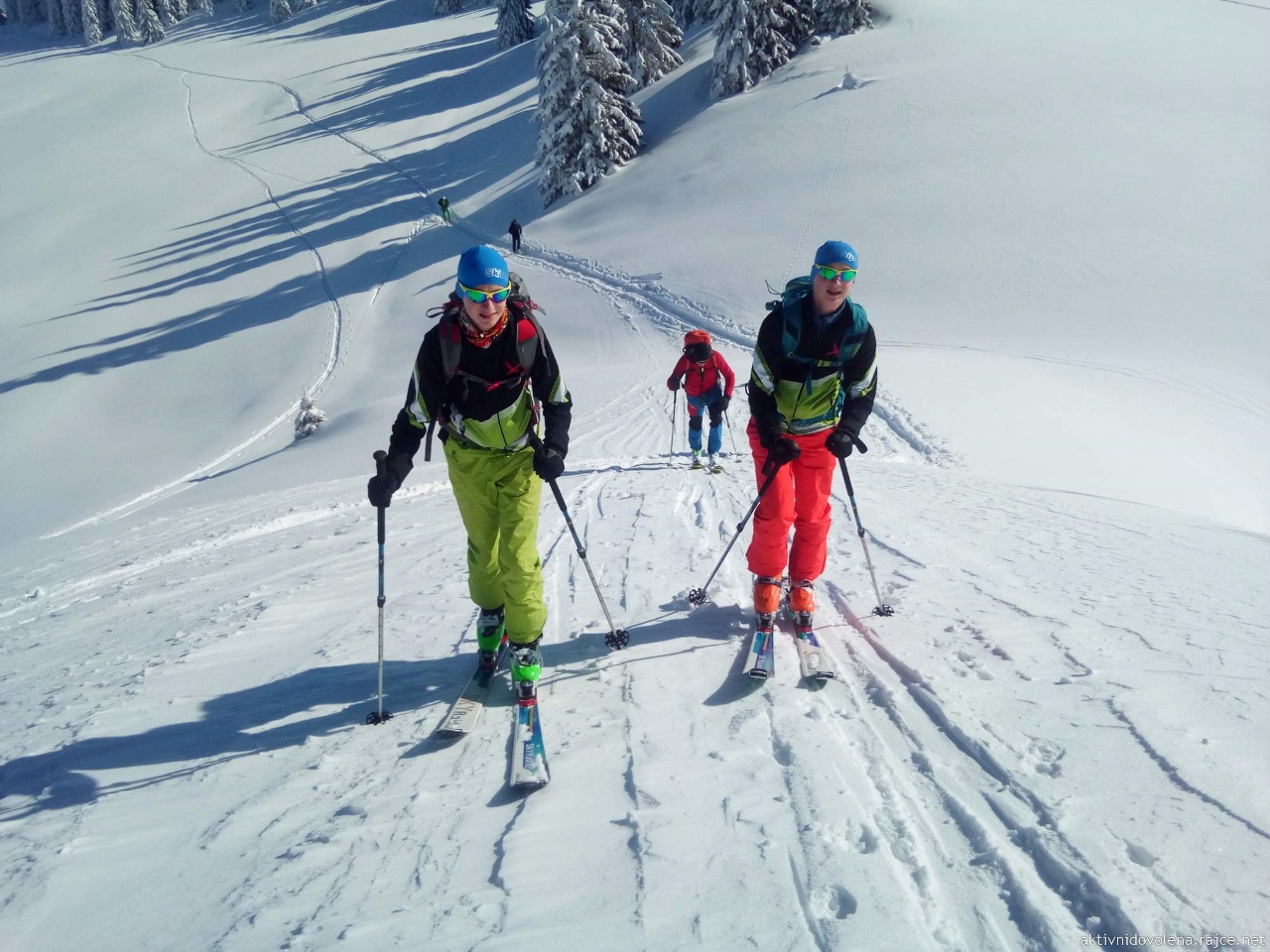 Skialpinismus Krkonoše Harrachov