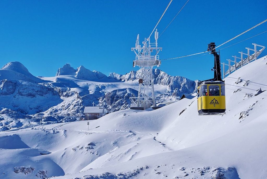 Lyžařské středisko Krippenstein Rakousko - Dachstein