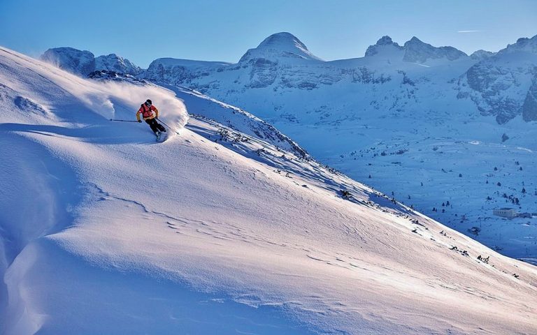 freeride arena Krippenstein Rakousko