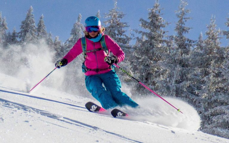 instruktorka Lyžování Twigy carving, telemark freeride